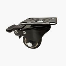 Ролик Bravo Way D50 черный с фиксатором и стопором, Диаметр, мм: 50