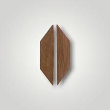 Ручка мебельная DIAMOND 02-64, Цвет: Полисандр, Межц. расстояние: 64