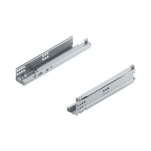 TANDEM TIP-ON част. выдвиж., 30 кг, НД=270 мм, для толщины панели 17-19 мм, под замки, левая/правая, оцинкованный, встроенный TIP-ON, замки отдельно