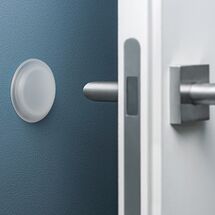 Самоклеющийся демфер для дверной ручки прозрачный, 2шт Folmag, Цвет: Прозрачный