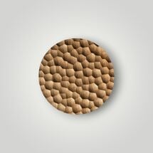 Ручка мебельная BUTTON-02-120-01, Цвет: Дуб, Диаметр, мм: 120, Межц. расстояние: 96