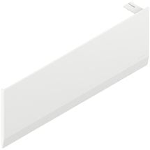 Заглушка на силовой механизм для AVENTOS HF/HS/HL top, гладкая, левая, белый шелк, Сторона крепления: Левая, Цвет: Шелковый белый