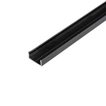 Профиль для LED-ленты, НАКЛАДНОЙ LP-7B, анодированный черный L = 2м, Сторона крепления: Накладной, Цвет: Черный, Длина, мм: 2000