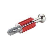 Болт стяжки MINIFIX S200 стальной без покрытия с пластиковой муфтой M6, D6.5 резьба 7.5 мм