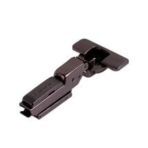 Петля PL полунакладная со скрытой планкой и 3D регулировкой Clip On Графит, Вид петли: Полунакладная, Цвет: Графит