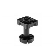 Ніжка меблева регульована GTV MLA чорний H-95-145мм, Висота, мм: 95
