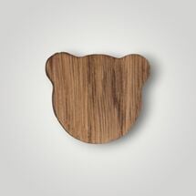 Ручка-кнопка мебельная BEAR-66-02, Цвет: Полисандр, Диаметр, мм: 66, Межц. расстояние: Точка