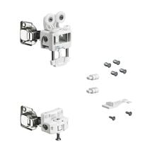 Комплект фурнитуры WingLine L (Pull to move Silent )  для левых дверей, 12 кг, с функцией самозакрывания, с нижним элементом, белый (9278005), Сторона крепления: Левая, Цвет: Белый, Нагрузка, кг: 12