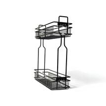 Kapro SPARK 3D 150 мм, левое, черный (на скрытых направляющих), Linken System, Сторона крепления: Левая, Наружный размер секции, мм: 150, Цвет: Черный