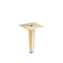 Ножка GTV SPIRE, H=130 мм, сталь, матовое золото, Цвет: Матовое золото, Высота, мм: 130