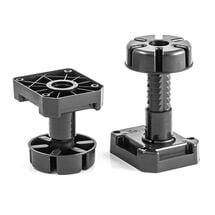 Ножка регулируемая MULTI LEG H=125-195 черная, пластик, Высота, мм: 125