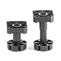 Ножка регулируемая MULTI LEG H=95-145 черная, пластик, Высота, мм: 95
