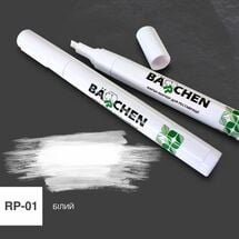 Краска-маркер Barchen 01, белый, Цвет косметики: Белый