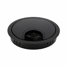 Заглушка электропроводки DOCKER CIRCLE  ø80, черный, Цвет: Черный, Диаметр, мм: 80, Размер: ø80 мм