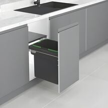 Мусорное ведро выдвежное с доводчиком 35л, S-2300-A Starax