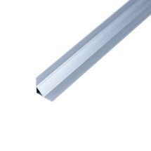 Профиль для LED-ленты, УГЛОВОЙ ЛПУ-16А, анодированное серебро L=2м, Сторона крепления: Угловой, Цвет: Алюминий, Длина, мм: 2000