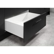 Комплект выдвижных ящиков Matrix Box S Slim 2.0 до 35 кг с доводчиком 199 х 450 мм белый, Цвет: Белый, Длина, мм: 450, Высота, мм: 199