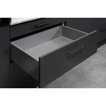Комплект выдвижных ящиков Matrix Box S Slim 2.0 до 35 кг с доводчиком 135 х 400 мм антрацит, Цвет: Антрацит, Длина, мм: 400, Высота, мм: 135