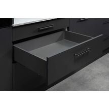 Комплект выдвижных ящиков Matrix Box S Slim 2.0 до 35 кг с доводчиком 135 х 450 мм антрацит, Цвет: Антрацит, Длина, мм: 450, Высота, мм: 135