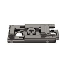Монтажная планка прямая Hafele Metalla 540 SM H0 сталь черная под шуруп, Цвет: Черный