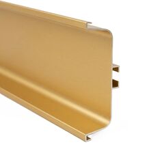 Профиль C GOLA type C для фасадов без ручек, алюміній золото мат,  L-4200 мм, Linken System, Цвет: Золото матовое