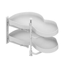Магический угол NOMA Corner Optima 800/450, правый, белый, Сторона крепления: Правый, Наружный размер секции, мм: 800, Цвет: Белый, Тип крепления: Правый