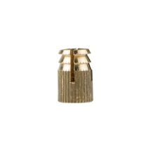 Муфта М4 L=8 мм, D5, забивная, латунь, разжимаемая, (BU07) Permo