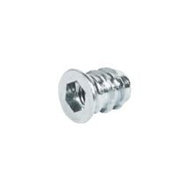 Муфта для ввинчивания M8 12.5x24 мм, SW8 оцинкованная сталь, Hafele, Длина, мм: 24, Диаметр, мм: 12,5