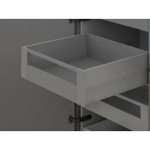 Комплект MERIVOBOX, NL=500 мм, висота Е з Boxcap (внутрішній), BLUMOTION, OG-M (оріон сірий)