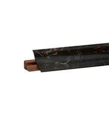 Плинтус для столешницы узкий LB23 Korner Мрамор Марквина Черный 6094 (акс. 619) 3 метра, Цвет Бортика: Мрамор Марквина Черный