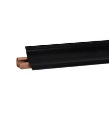 Плинтус для столешницы узкий LB23 Korner Черный мат 6051 (акс. 619) 3 метра, Цвет Бортика: Черный матовый