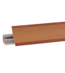 Плинтус для столешницы узкий LB23 Korner Oльха 685 II (акс. 604) 3 метра., Цвет Бортика: Ольха темная