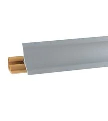 Плинтус для столешницы узкий LB23 Korner Алюминий 610 (акс. 605) 3 метра, Цвет Бортика: Алюминий
