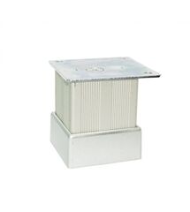 Ножка регулируемая DG 120 Kare Gizgili 4*4*5 см Матовый Хром, Колір: Алюминий, Висота, мм: 50