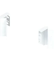 TANDEMBOX тримач задньої стінки з ДСП, висота M (96,5 мм), SPACE CORNER, лівий/правий, Білий шовк, Системна висота: M