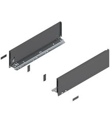 Legrabox царга, висота K (128,5 мм), НД=450 мм, ліва/права, оріон, Колір: Темно-сірий, Довжина, мм: 450, Висота, мм: 128.5