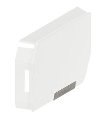 Заглушка AVENTOS HK-S, з вмонтованою малою заглушкою, права, білий шовк, Сторона кріплення: Права, Колір: Білий