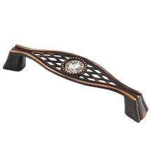 Ручка с камнями 128mm GAZEL Бронза, Колір: Бронза, Межц. расстояние: 128