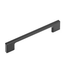Ручка мебельная GTV UZ 819 черный C-096мм L-128мм, Колір: Черный, Межц. расстояние: 96
