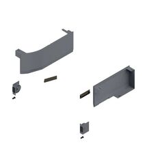 AVENTOS HK TOP комплект заглушок ліва + права (пластик), темно-сірий для SERVO-DRIVE, Колір: Темно-сірий