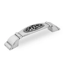 Ручка скоба Virno Style Antique 289/96 срібло вінтаж