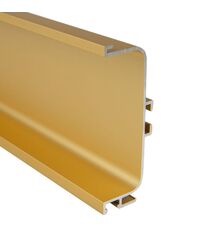 Профиль GOLA горизонтальный с пазом для LED Ferro Fiori, L = 4100 мм, type C, золото анод., Колір: Золото