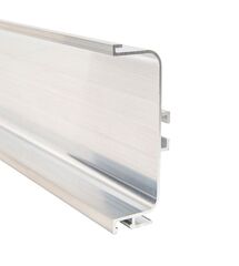Профиль GOLA горизонтальный с пазом для LED Ferro Fiori, L = 4300 мм, type C, Алюминий не анодированный, Колір: Алюминий