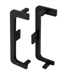 Комплект открытых заглушек Ferro Fiori для профилей GOLA с LED type C, Черный, Колір: Черный