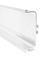 Профиль GOLA горизонтальный с пазом для LED Ferro Fiori, L = 4100 мм, type C, Белый, Колір: Белый