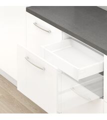Комплект Tandembox L=450мм, висота М (внутрішній), білий, Висота ящика, мм: 98.5, Колір: Білий, Довжина, мм: 450