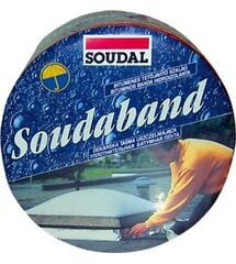 Лента монтажная битумная SOUDABAND, 100 мм, графит, Колір: Графит, Ширина, мм: 100