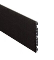 Цоколь пластиковий Scilm H=150 мм, L=4000 мм, чорний матовий, Колір: Чорний матовий, Довжина, мм: 4000, Висота, мм: 150
