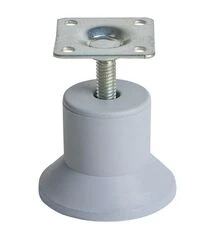 Ножка мебельная регулируемая HTS 541-G, Ø 55, h=50-65 мм, max 50 кг, серый, Колір: Серый, Діаметр, мм: 55