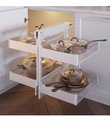 Магічний кут MAXIMA PURO Corner Comfort 800, правий, метал білий/скло, Сторона кріплення: Права, Зовнішній розмір секції, мм: 800, Колір: Білий/скло